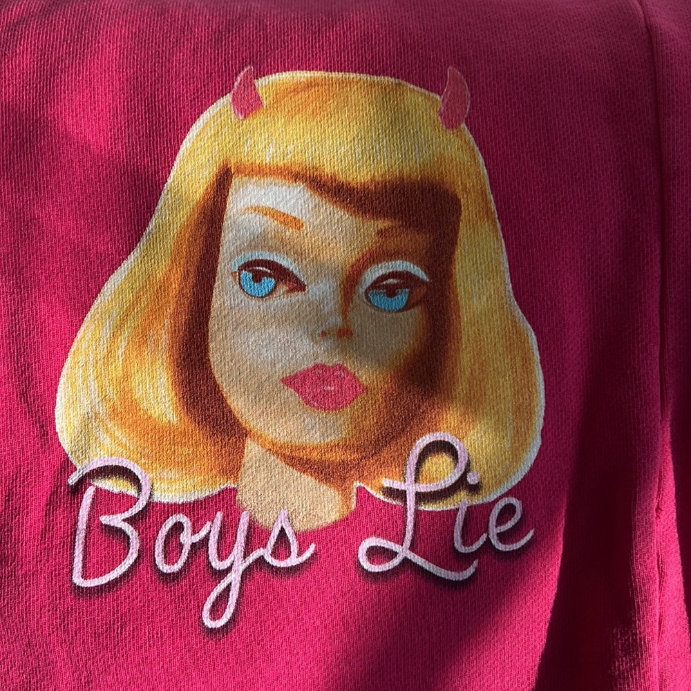 Boys Lie - Pink 'Ken You Not' Two-Piece Hoodie Lounge Set